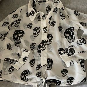Love Culture Skull Blouse